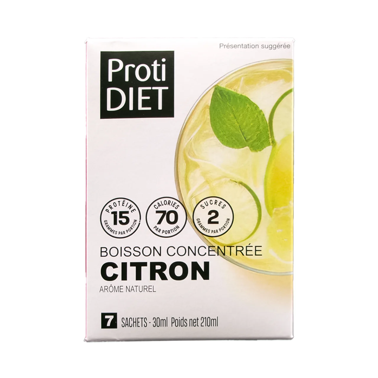 ProtiDiet - Lemon Concentrated Drink | 7 Pouches - Image 2