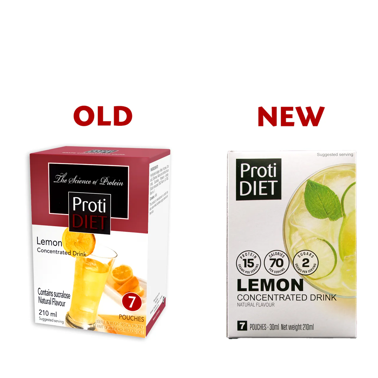ProtiDiet - Lemon Concentrated Drink | 7 Pouches - Image 4