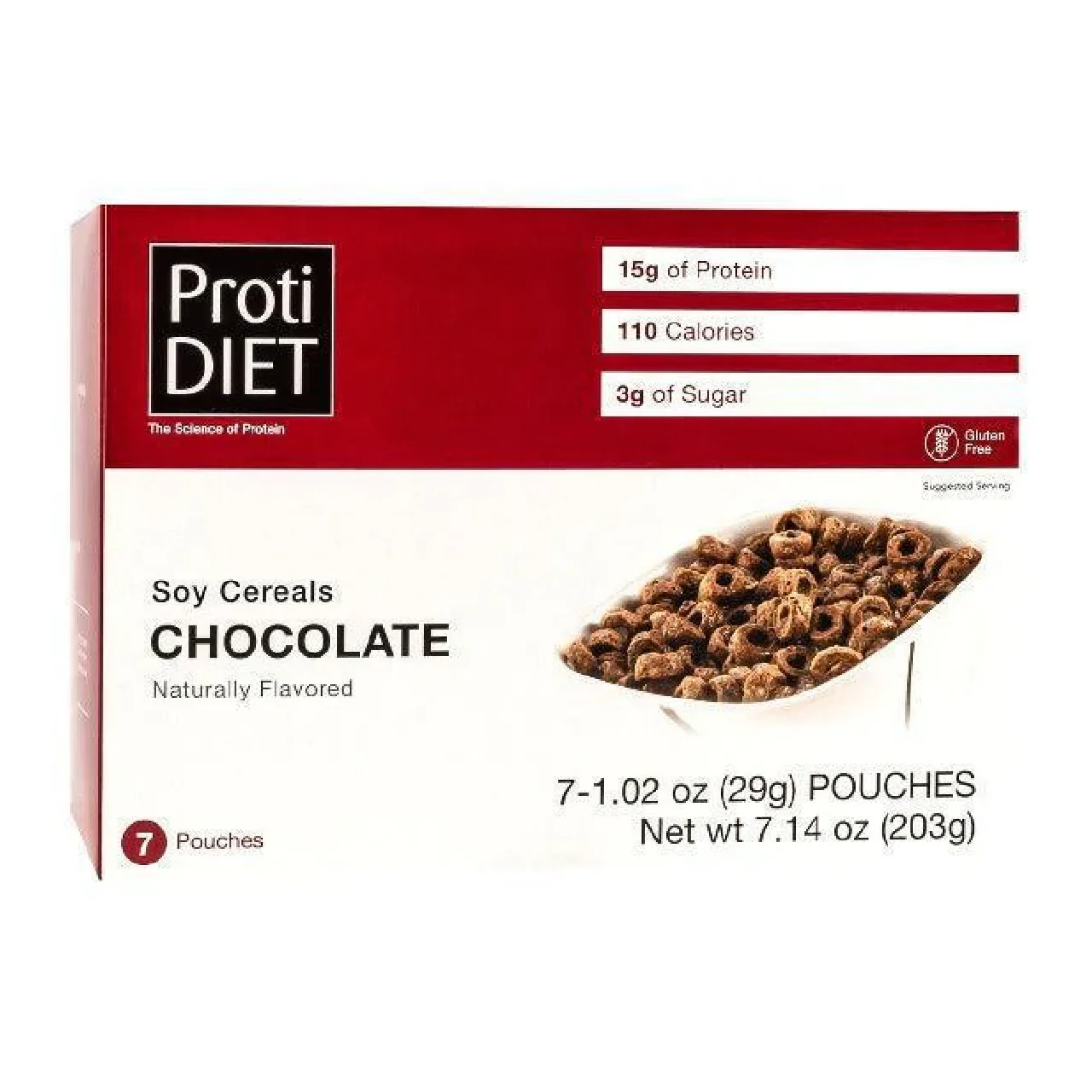 ProtiDiet - Soy Chocolate Cereals | 7 x 29 g