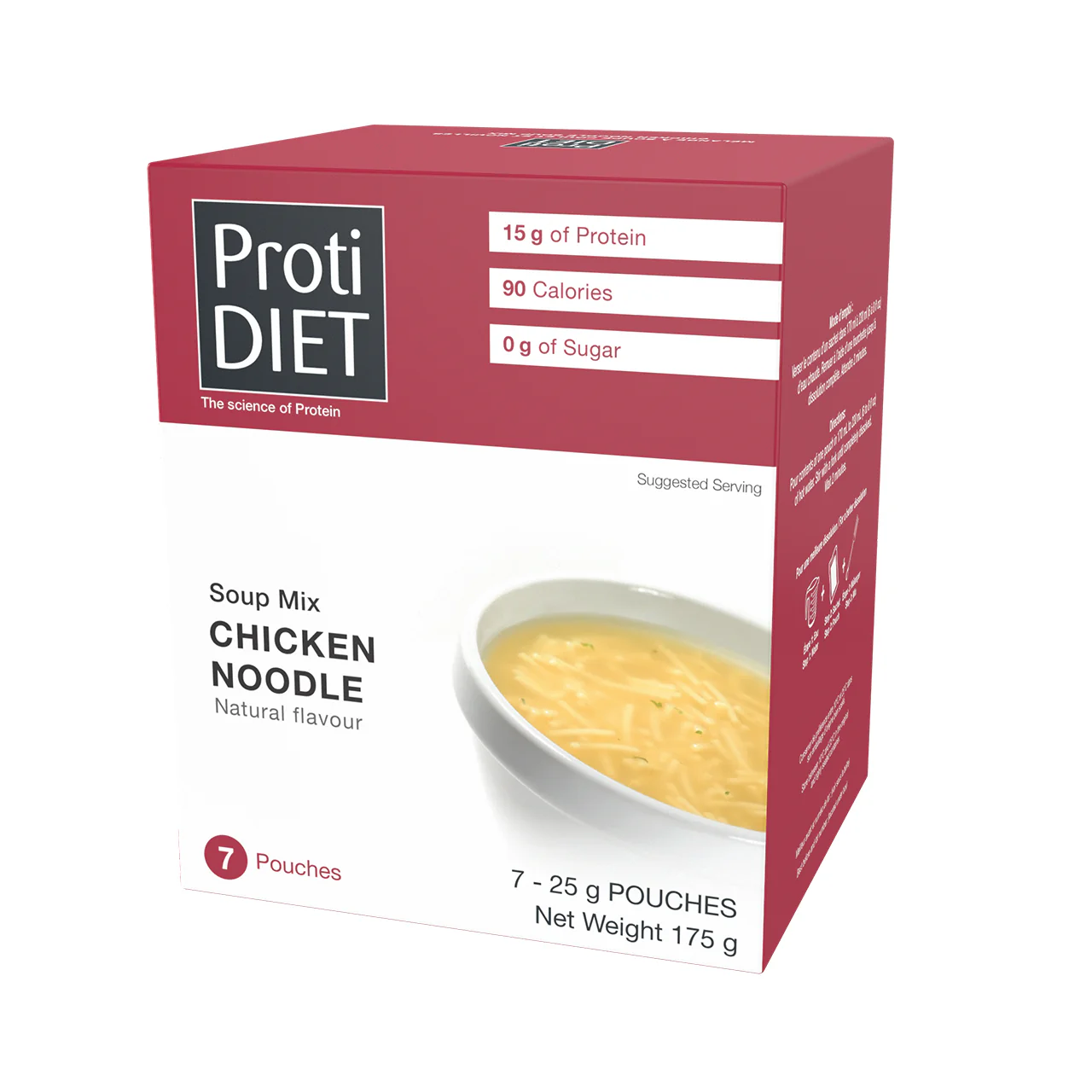 ProtiDiet - Chicken Noodle Soup Mix | 7x 25 g