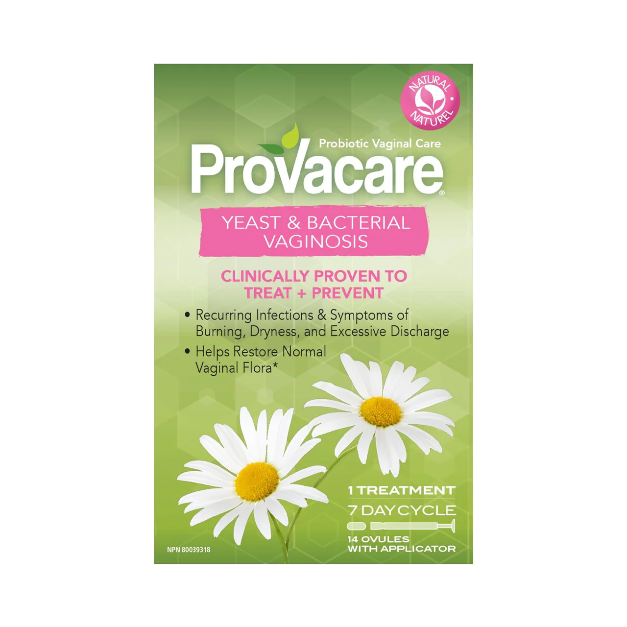 Provacare - Probiotic Vaginal Care | 1 Treatment Cycle