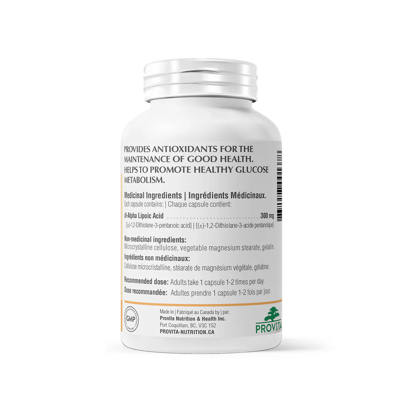 Provita - Ala-300 Alpha Lipoic Acid | 60 Capsules - Image 3