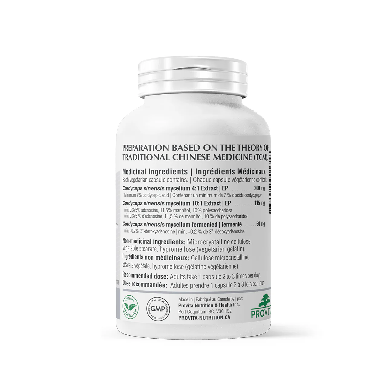 Provita - Cordyceps CSM-2000 | 90 Capsules - Image 3