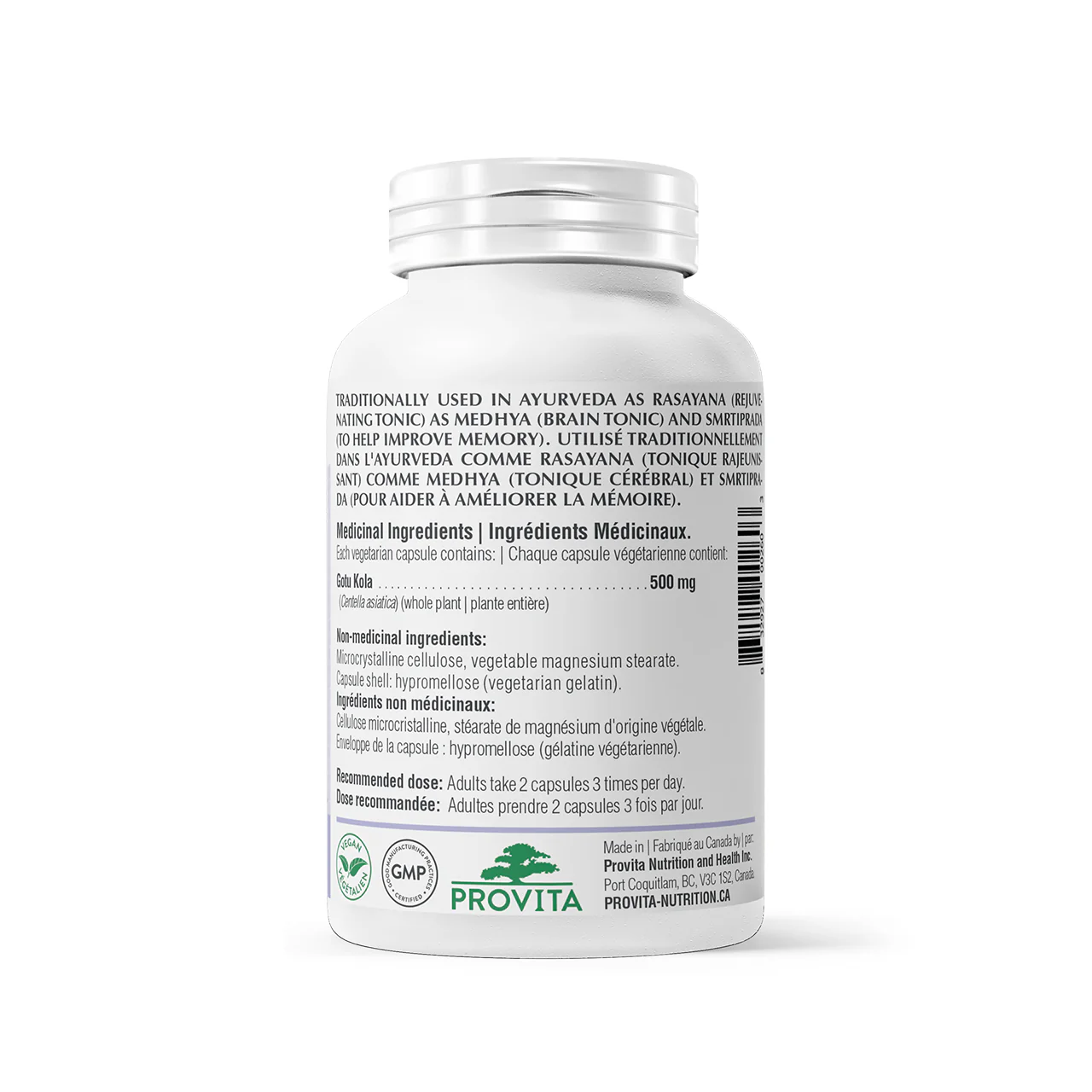 Provita - Gotu Kola | 120 Capsules - Image 3