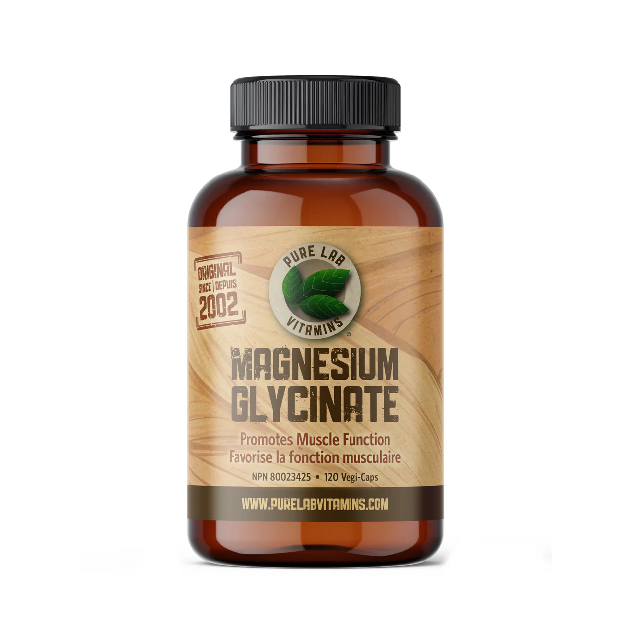 Pure Lab - Magnesium Glycinate 165MG | 120 Vegi-Caps*