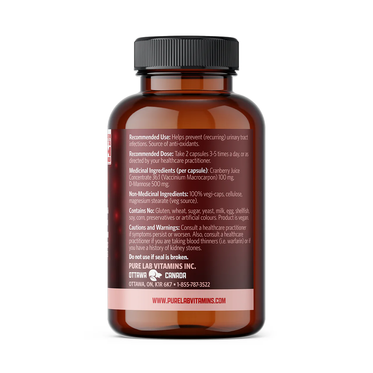 Pure Lab - UTI Pure | 120 Capsules - Image 2