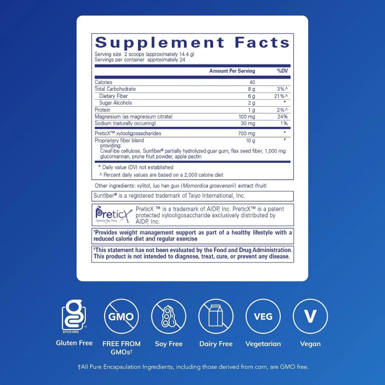 Pure Encapsulations - Pure Lean Fiber | 346 g - Image 2