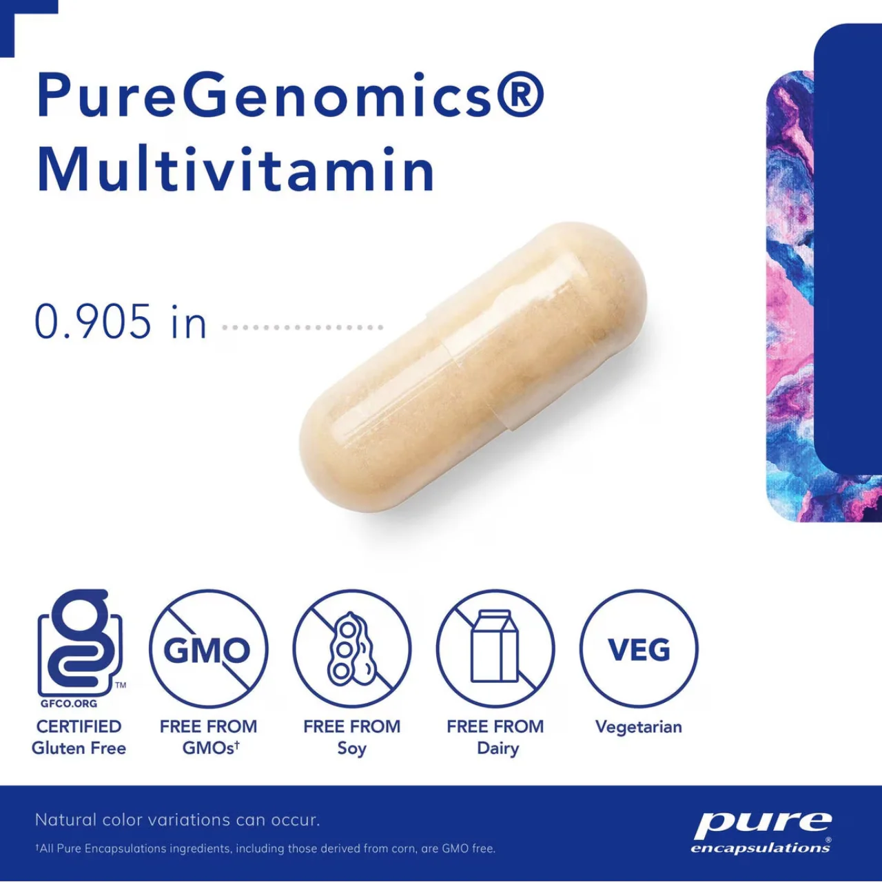 Pure Encapsulations - PureGenomics Multivitamin | 60 Capsules - Image 3