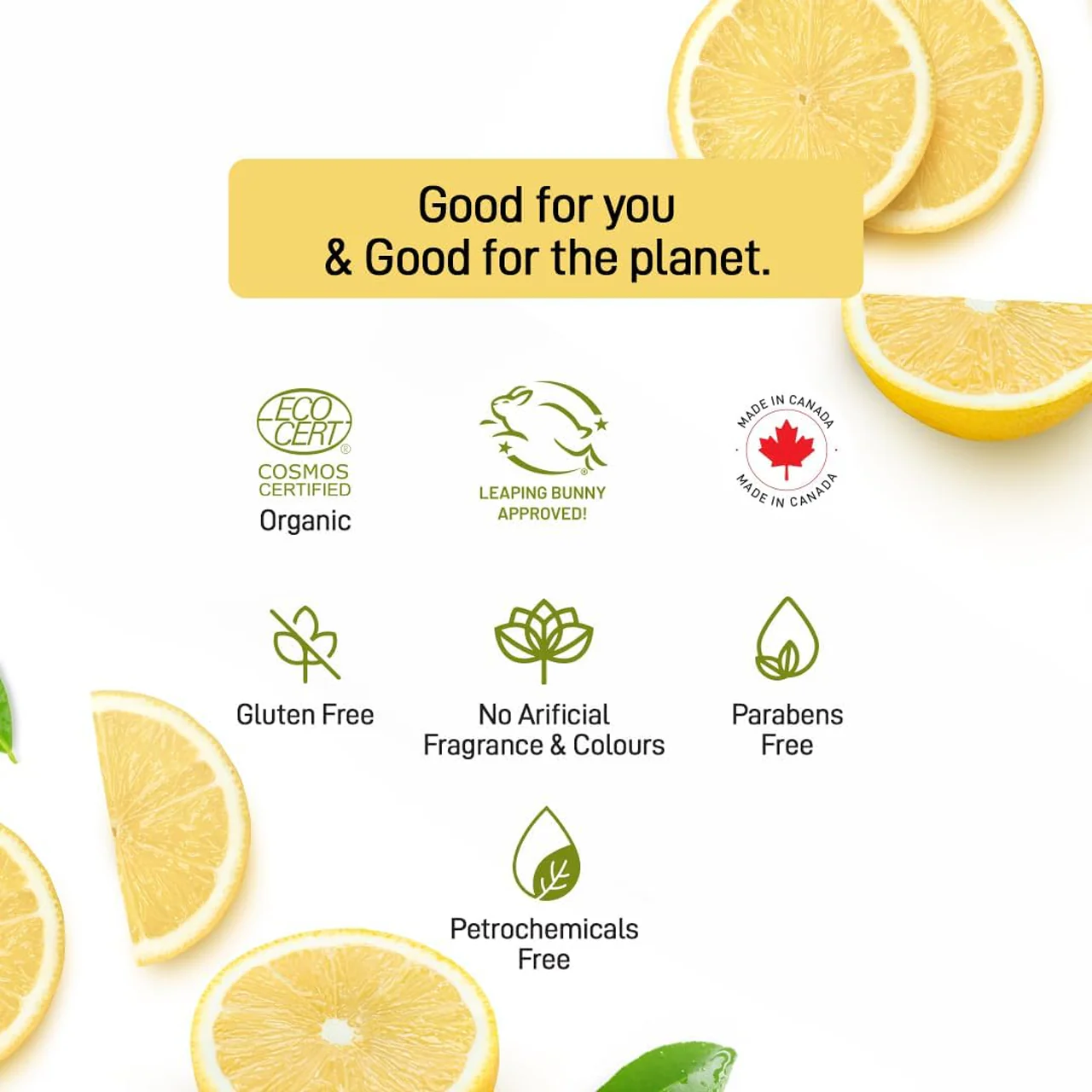 Refresh Botanicals - Brightening Facial Cleanser, Lemon & Cucumber | 100 mL - Image 5
