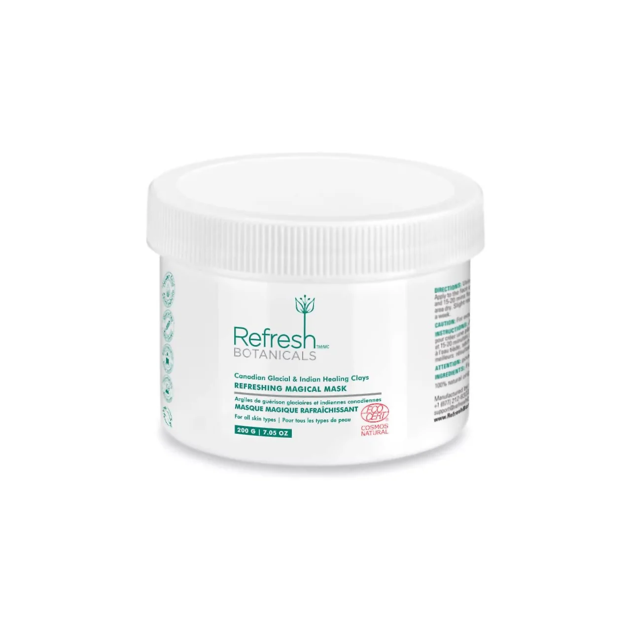 Refresh Botanicals - Refreshing Magical Mask - Canadian Glacial & Indian Healing Clays | 200 g