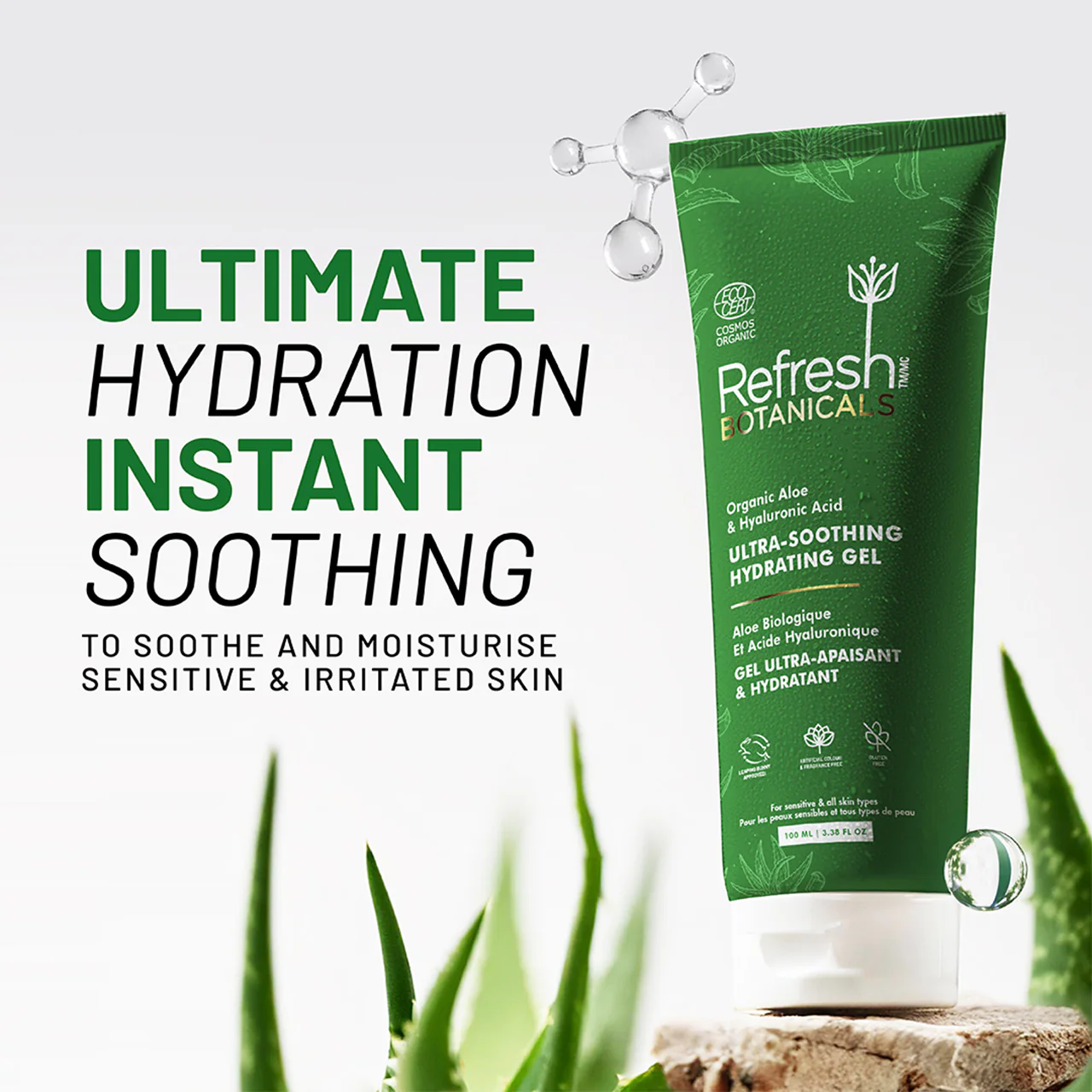 Refresh Botanicals - Ultra Soothing & Hydrating Gel | 100 mL - Image 2