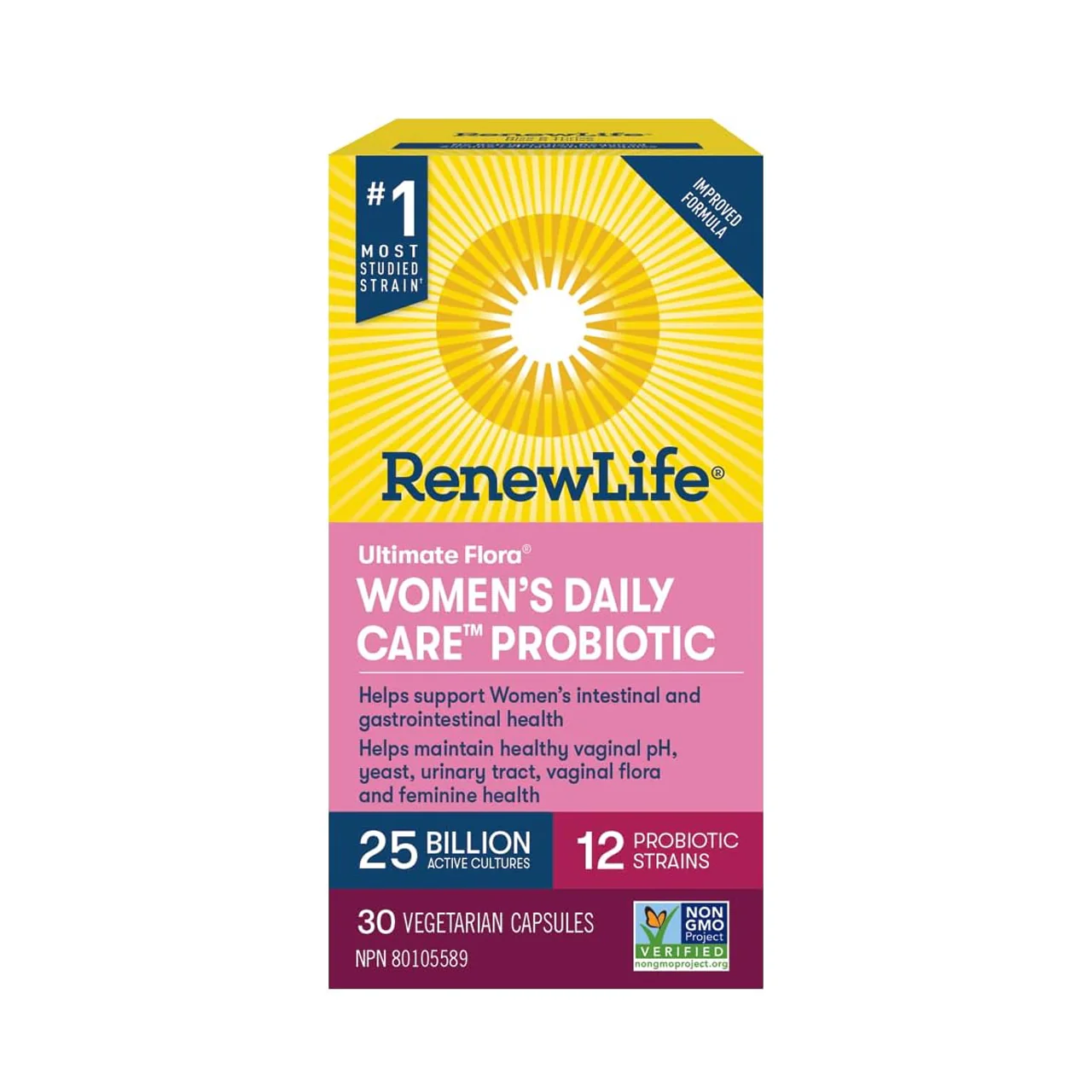 Renew Life - Ultimate Flora Women's Daily Care 25B | 30 Capsules