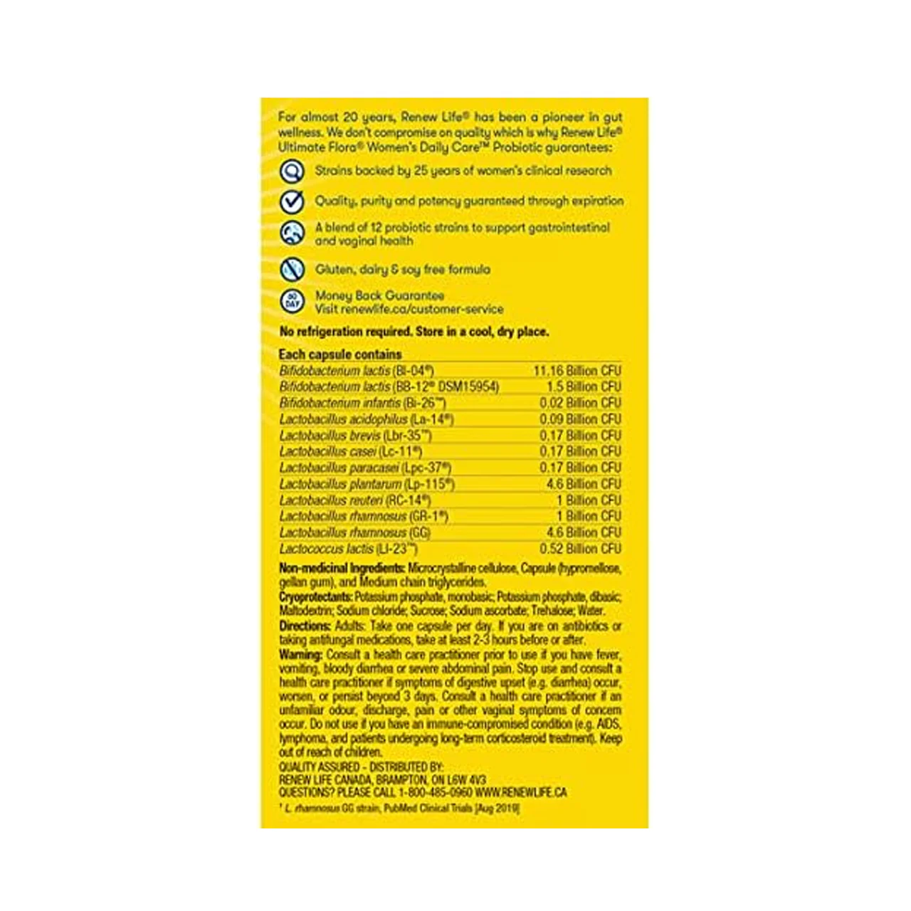 Renew Life - Ultimate Flora Women's Daily Care 25B | 30 Capsules - Image 2