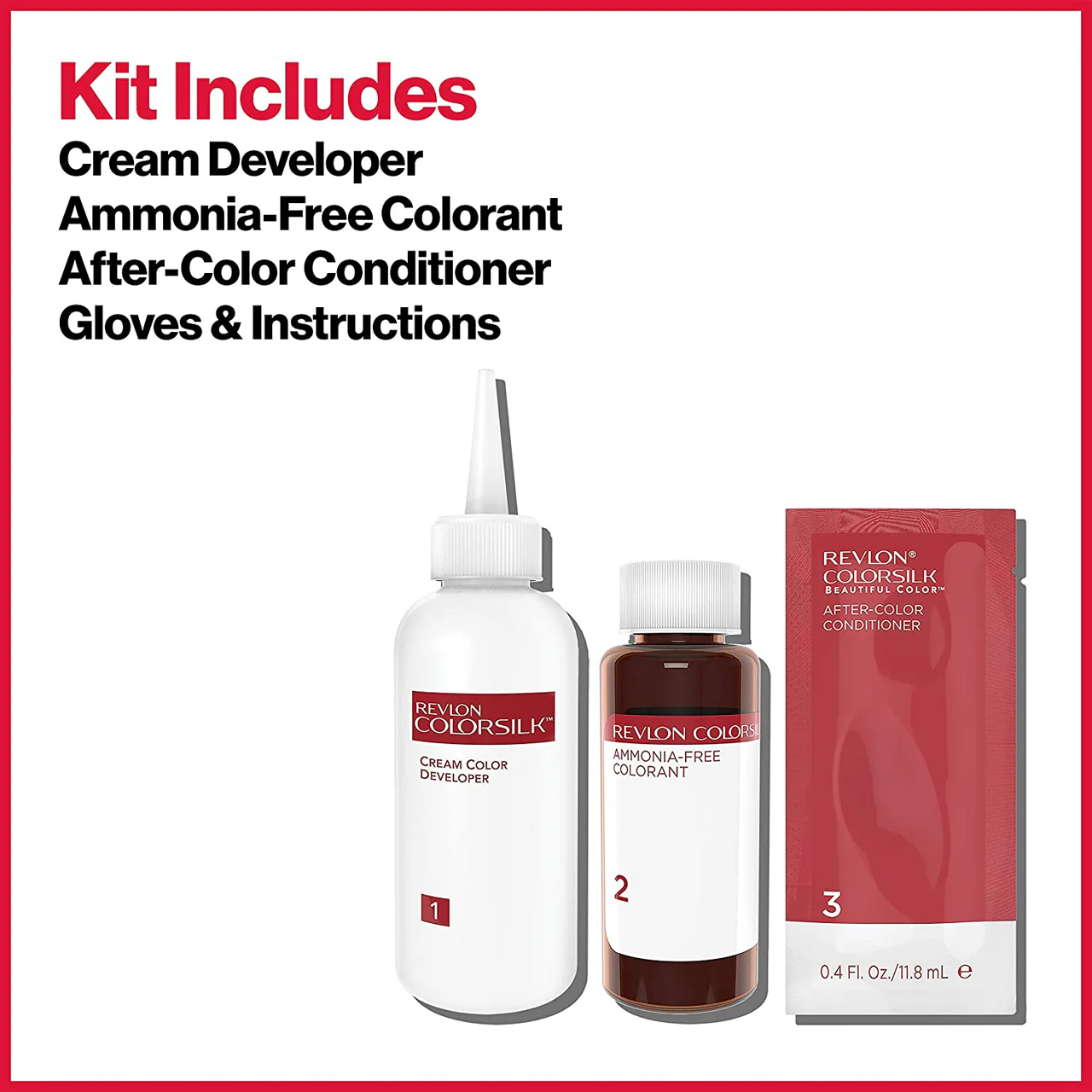 Revlon - Colorsilk Permanent Hair Colour Collection | 1 Application - Image 3