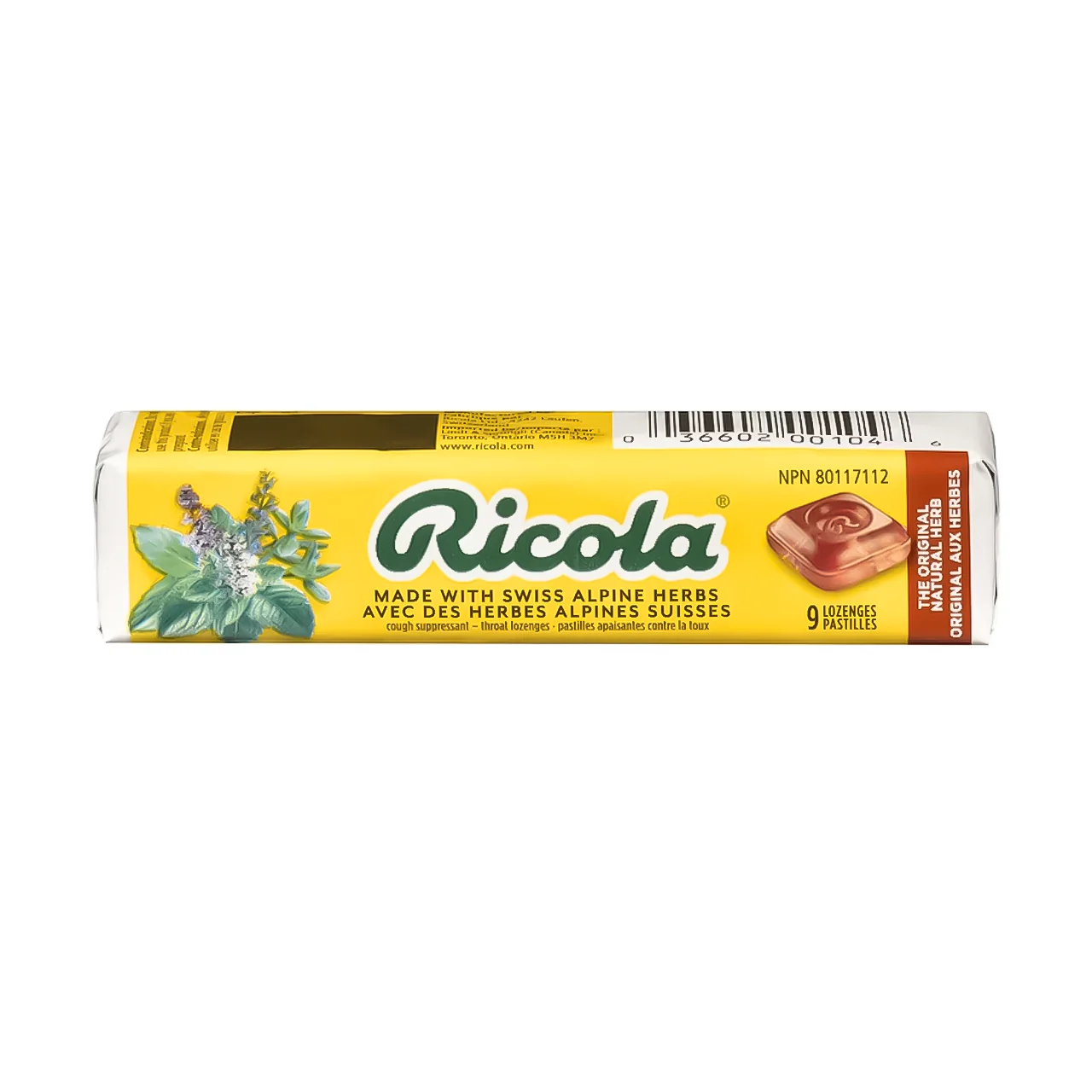 Ricola - Original Natural Herb | 9 Lozenges