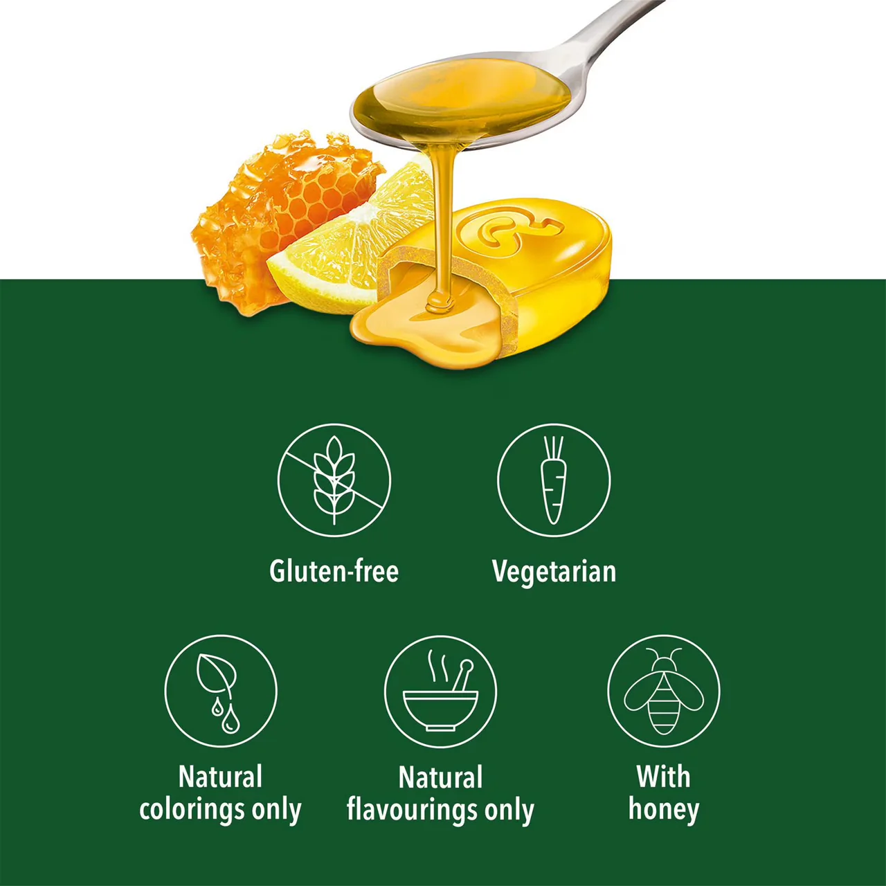 Ricola - Menthol Centres, Honey Lemon | 34 Lozenges - Image 2