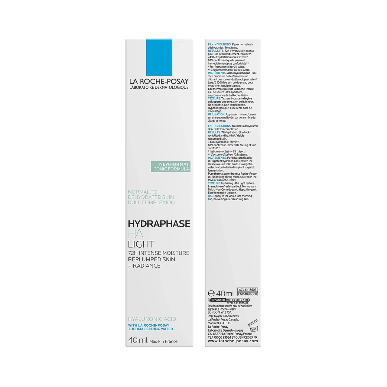 La Roche-Posay - Hydraphase HA Light Face Moisturizer | 40 mL