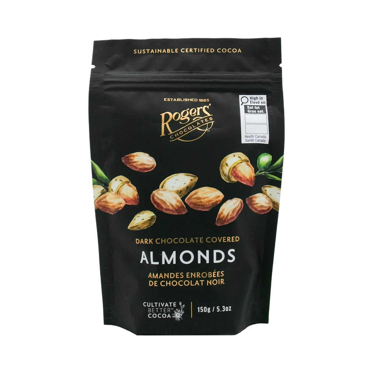 Rogers' Chocolates - Dark Chocolate Covered Almonds | 150 g