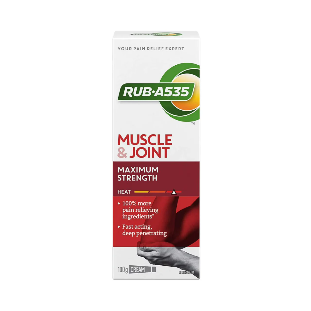 Rub-A535 Muscle & Joint Maximum Strength Heat Pain Relief Cream | 100 g