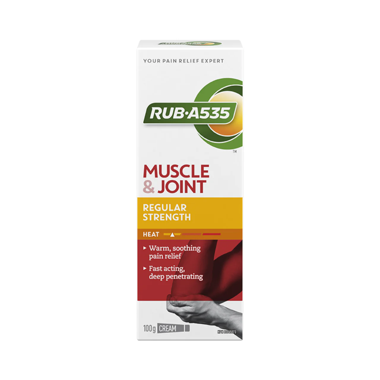 Rub-A535 Muscle & Joint Regular Strength Heat Pain Relief Cream | 100 g