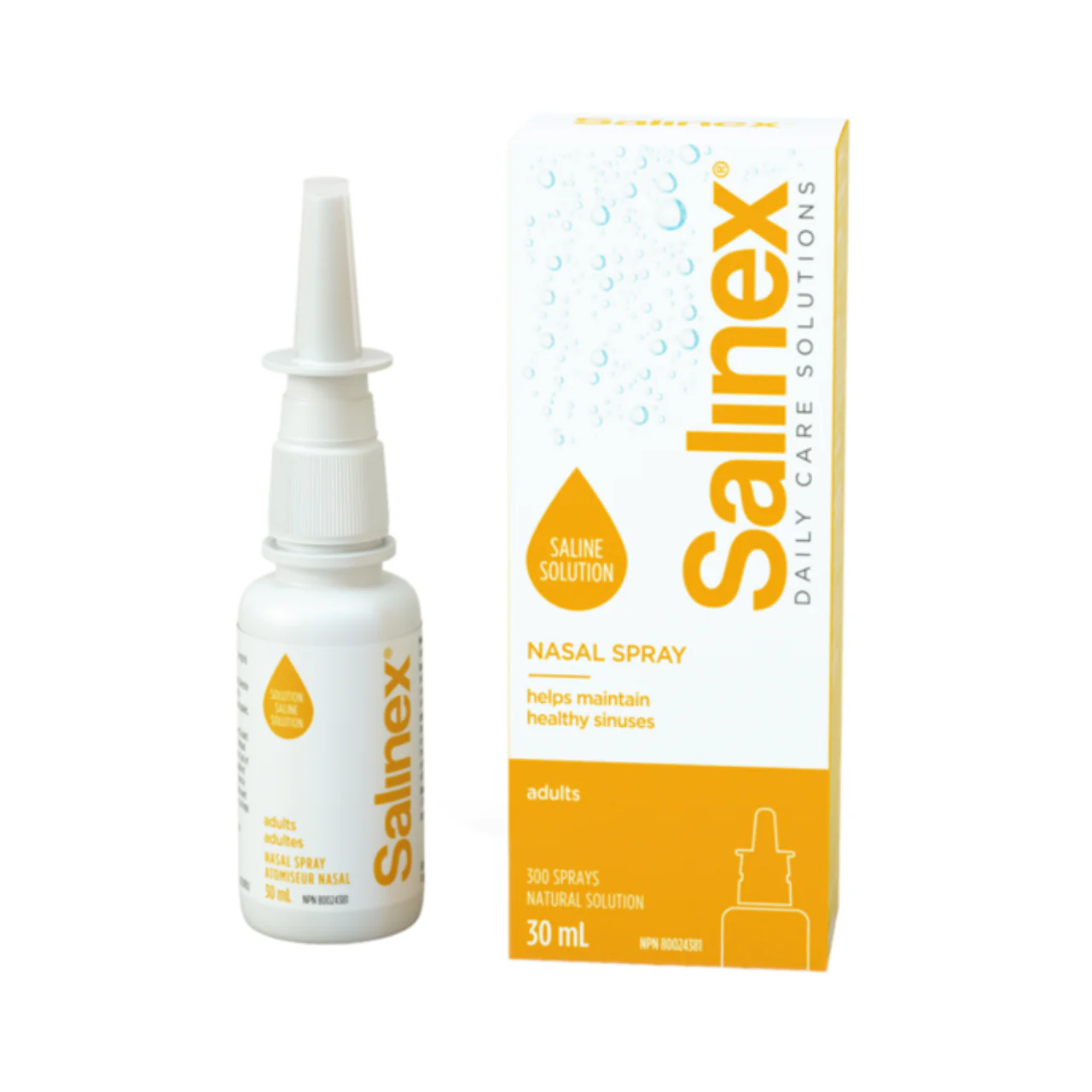 Salinex - Saline Solution Nasal Spray - Adults | 30 mL