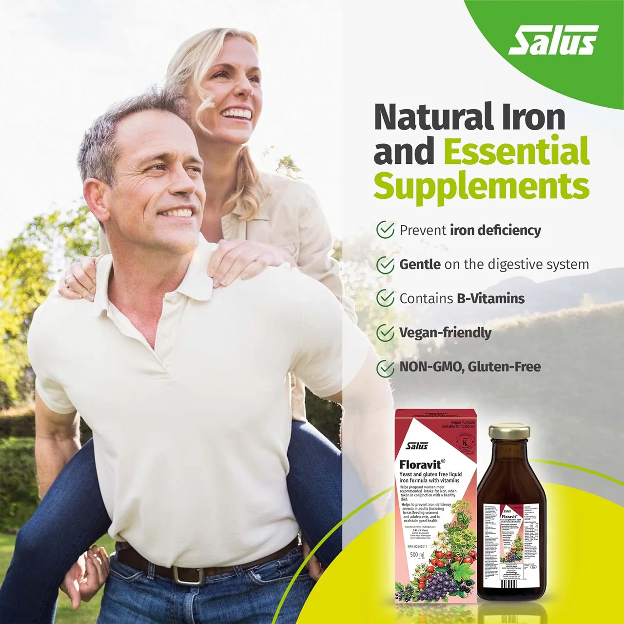 Salus - Floravit Yeast and Gluten Free Vegan Formula | 500 mL - Image 6