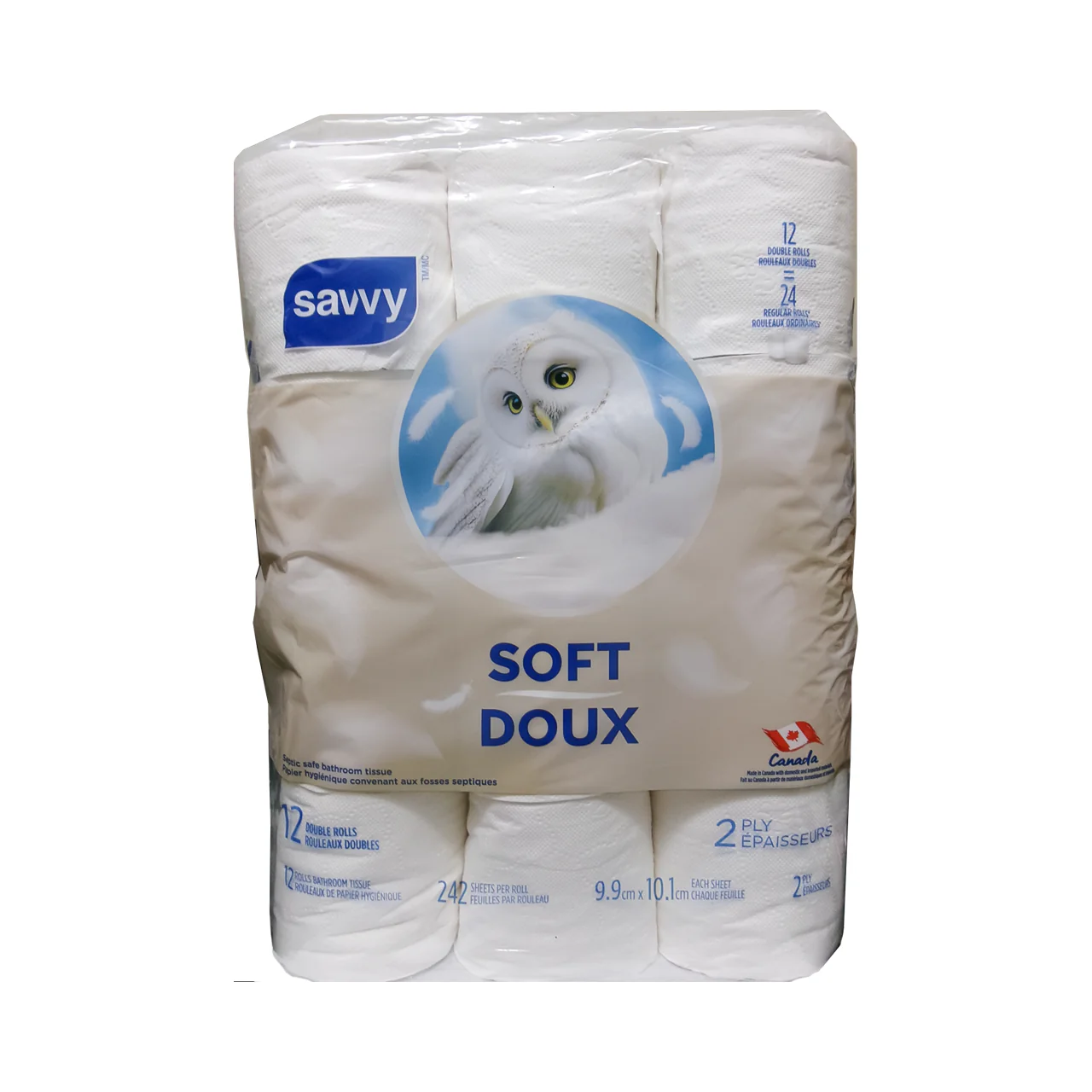 Savvy - Soft Touch Bathroom Tissue | 12 Rolls