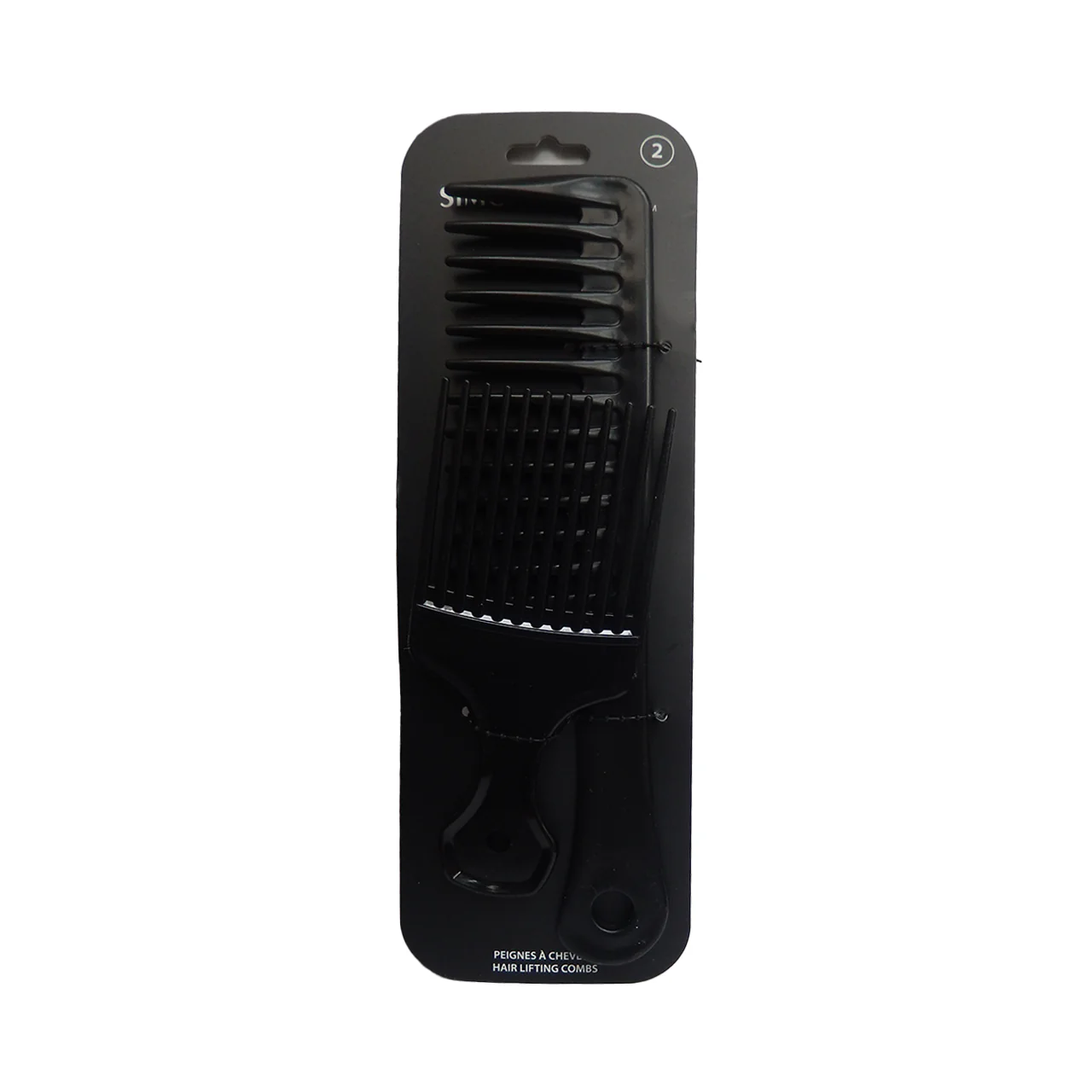 Simon Chang - Hair Lifting Comb Black | 2 Combs