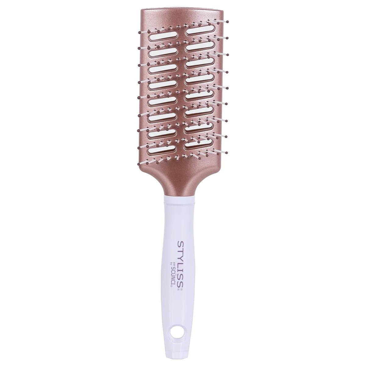 Scünci - Styliss Double Ceramic Hair Brush | 1 Pack