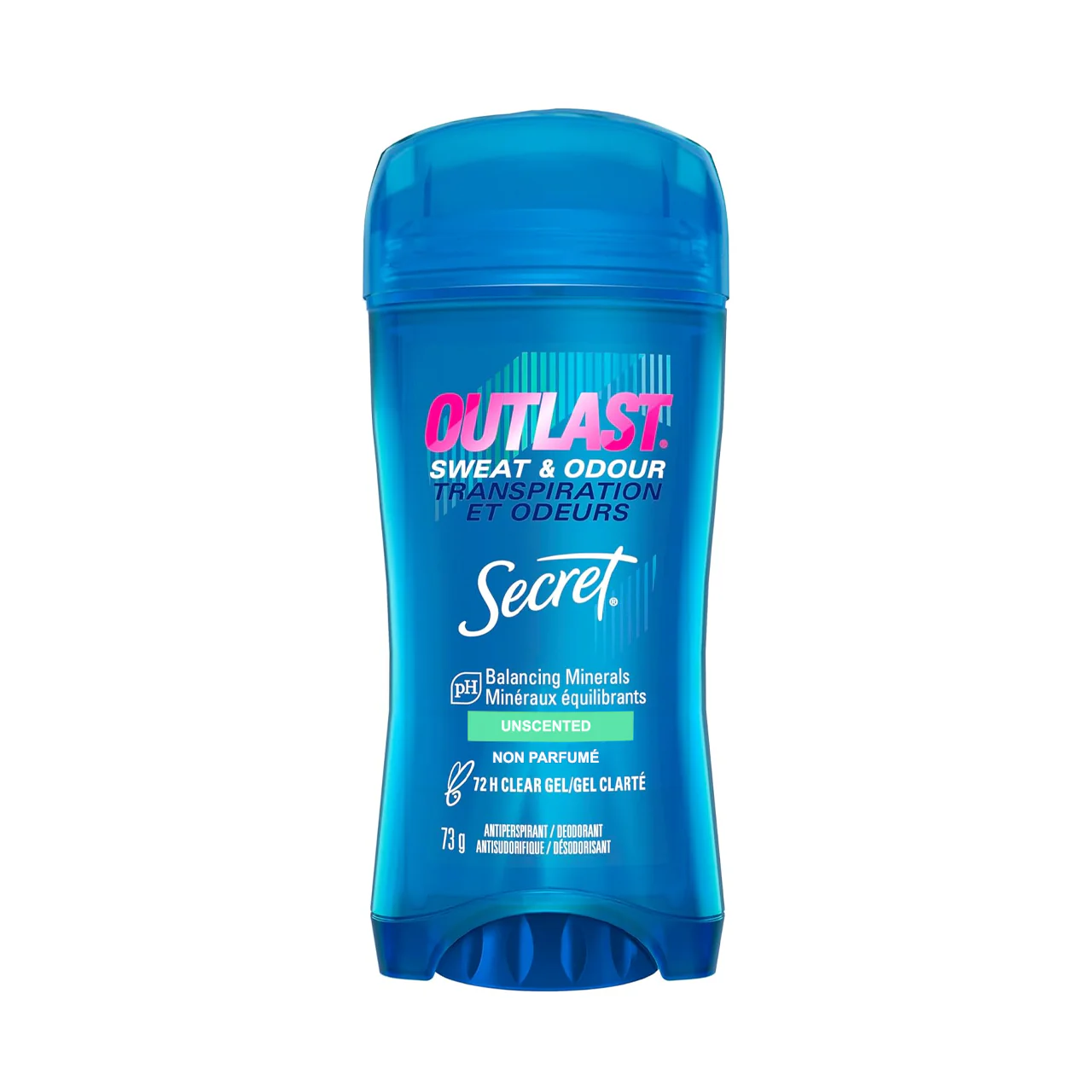 Secret - 72H Outlast Sweat & Odour Antiperspirant, Unscented | 73 g