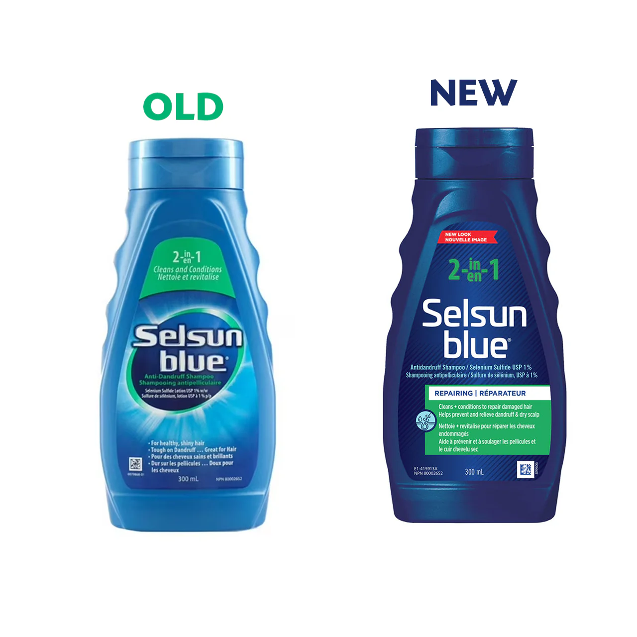 Selsun Blue - 2IN1 Antidandruff Shampoo & Conditioner, Repairing | 300 mL - Image 2