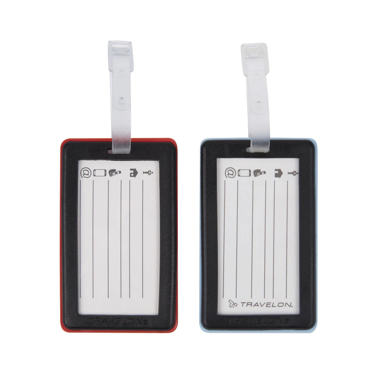 Travelon - Set of 2 Luggage Tags, Passport Stamps Style - Image 3