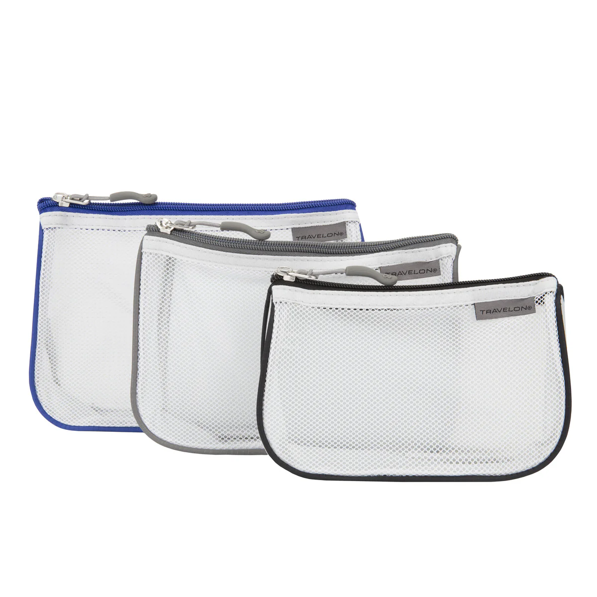 Travelon - Set of 3 Assorted Piped Pouches - Image 3