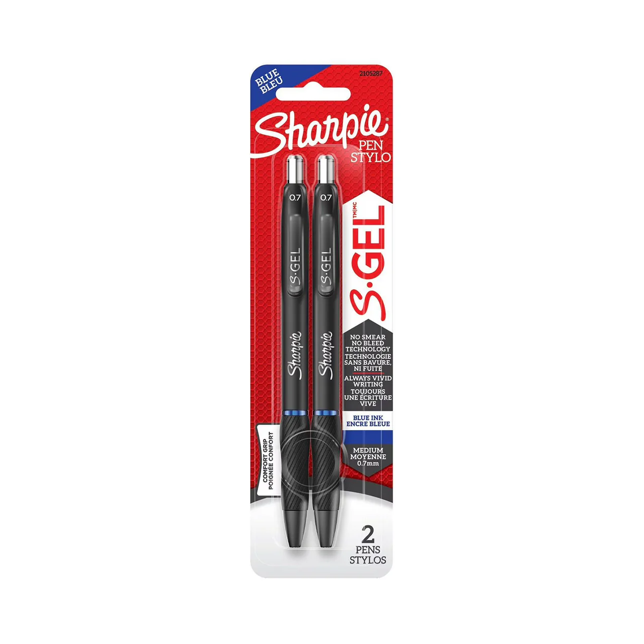 Sharpie - Pen S.Gel, Blue Ink | 2 Pens