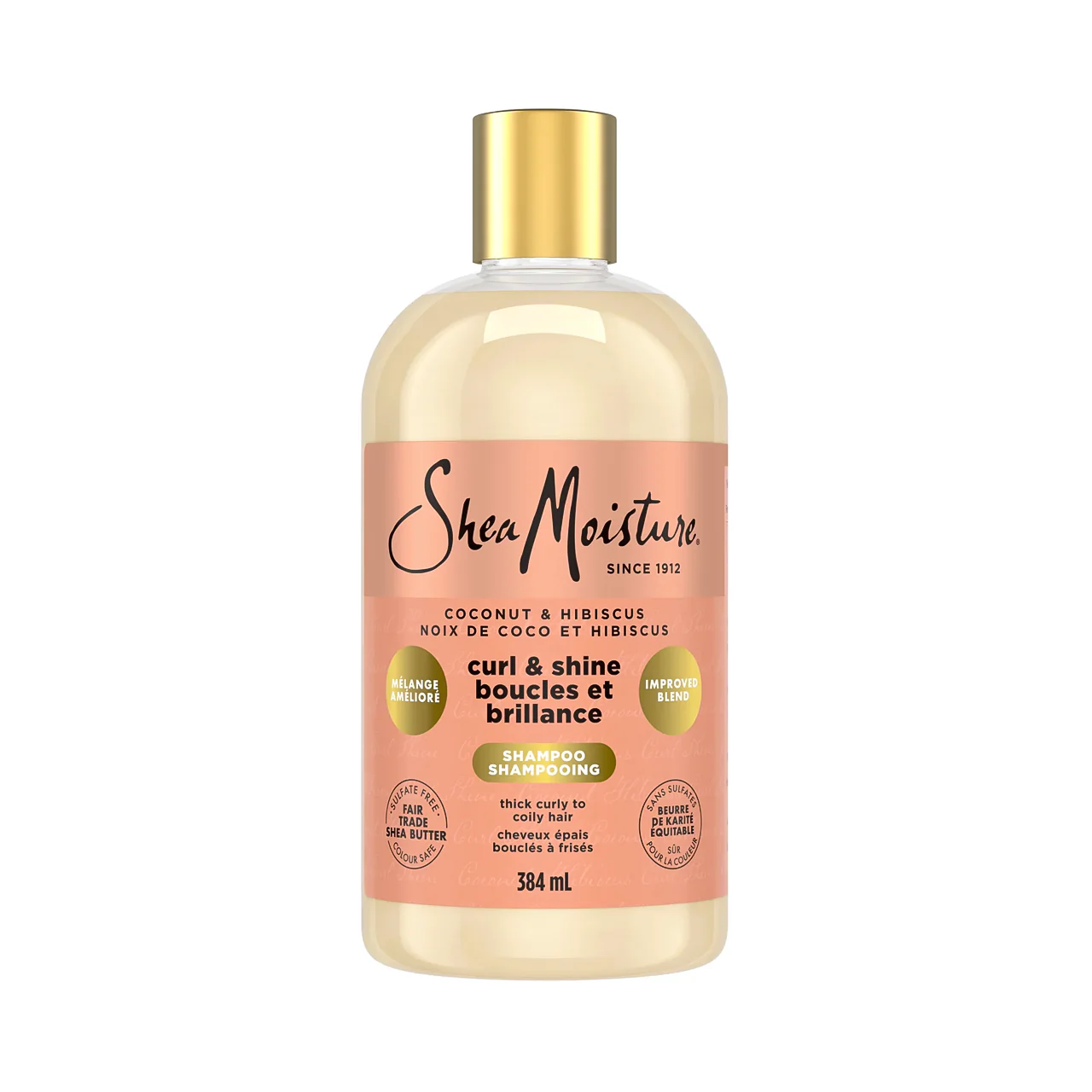 Shea Moisture - Coconut & Hibiscus Curl and Shine Shampoo | 384 mL