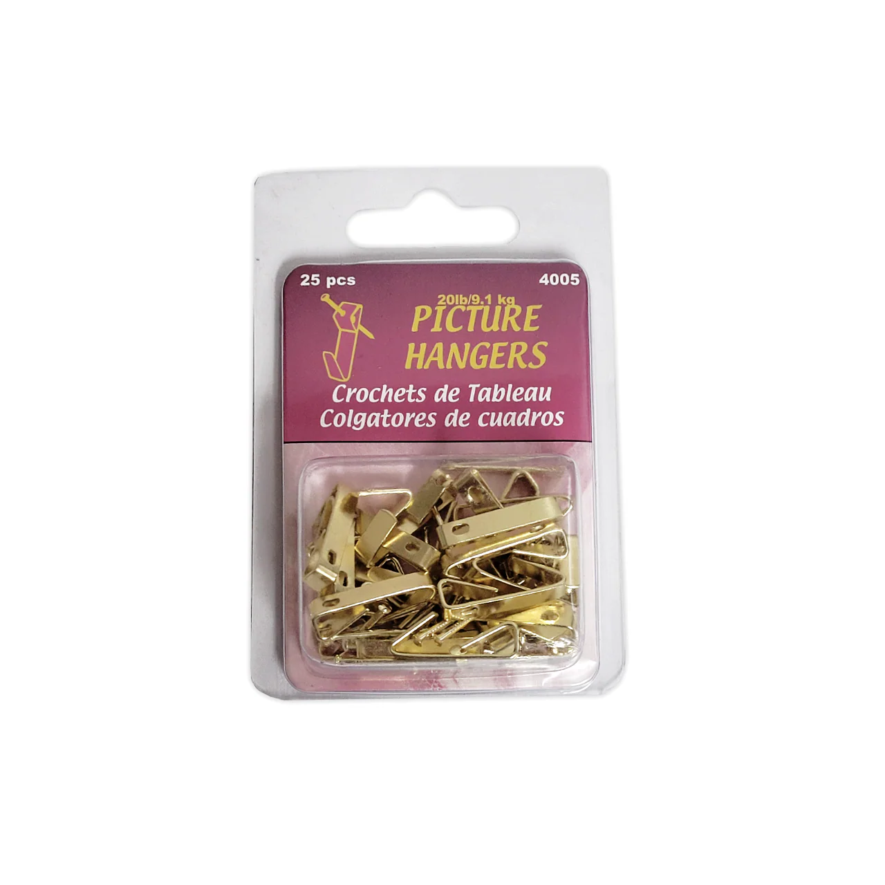 Sheperd Hardware - Wall Metal Picture Hangers | 25 Hangers