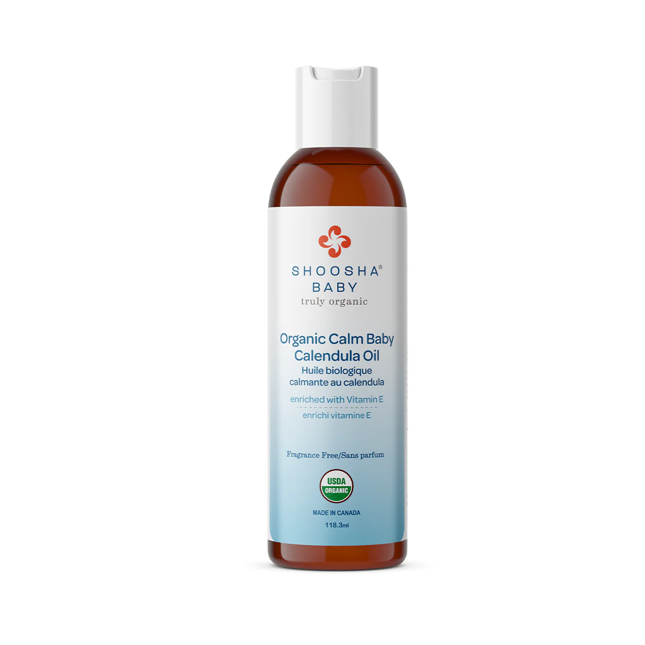 Shoosha - Calm Baby Calendula Oil, Fragrance Free | 118.3 mL - Image 2