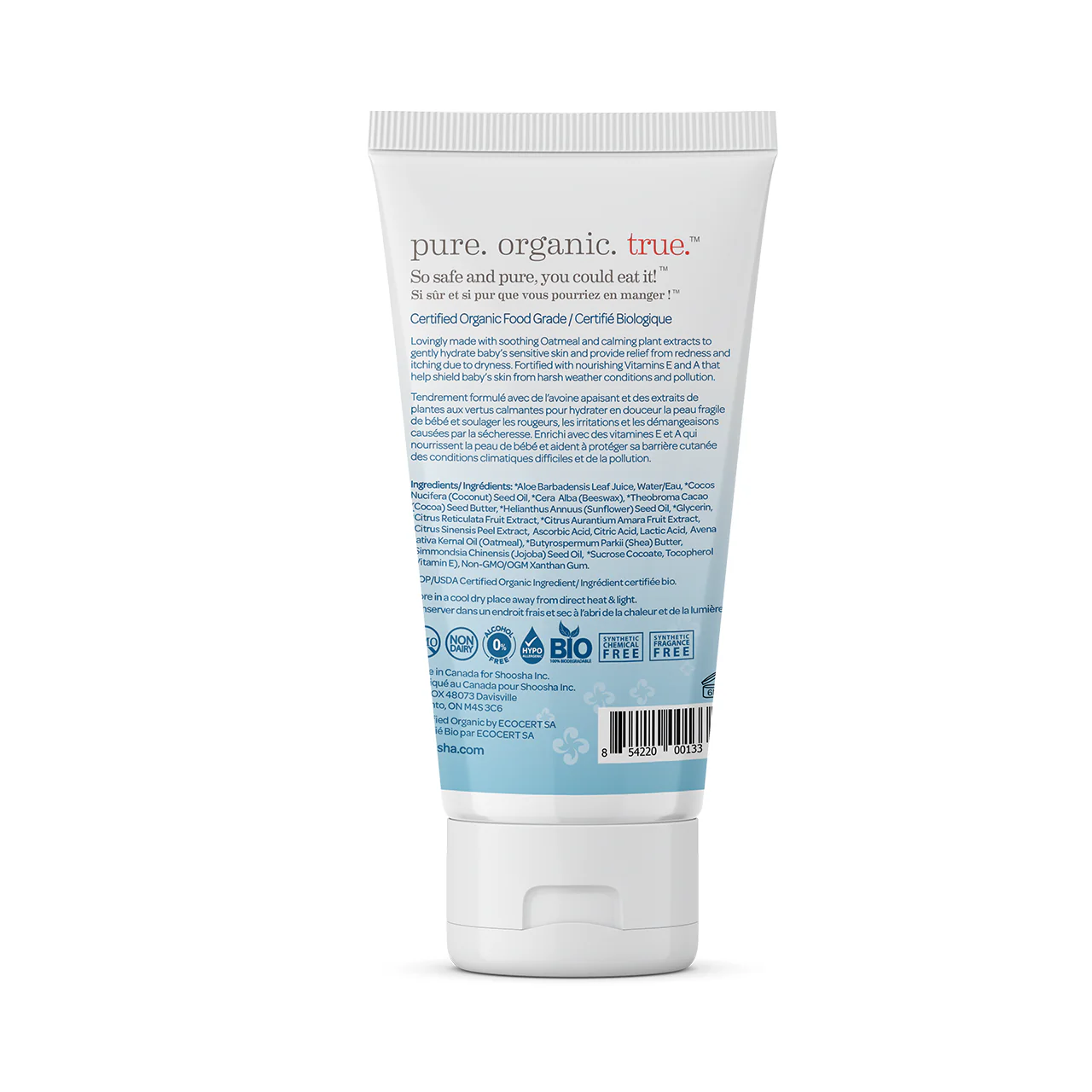 Shoosha - Face & Body Lotion, Fragrance Free | 177.4 mL - Image 2