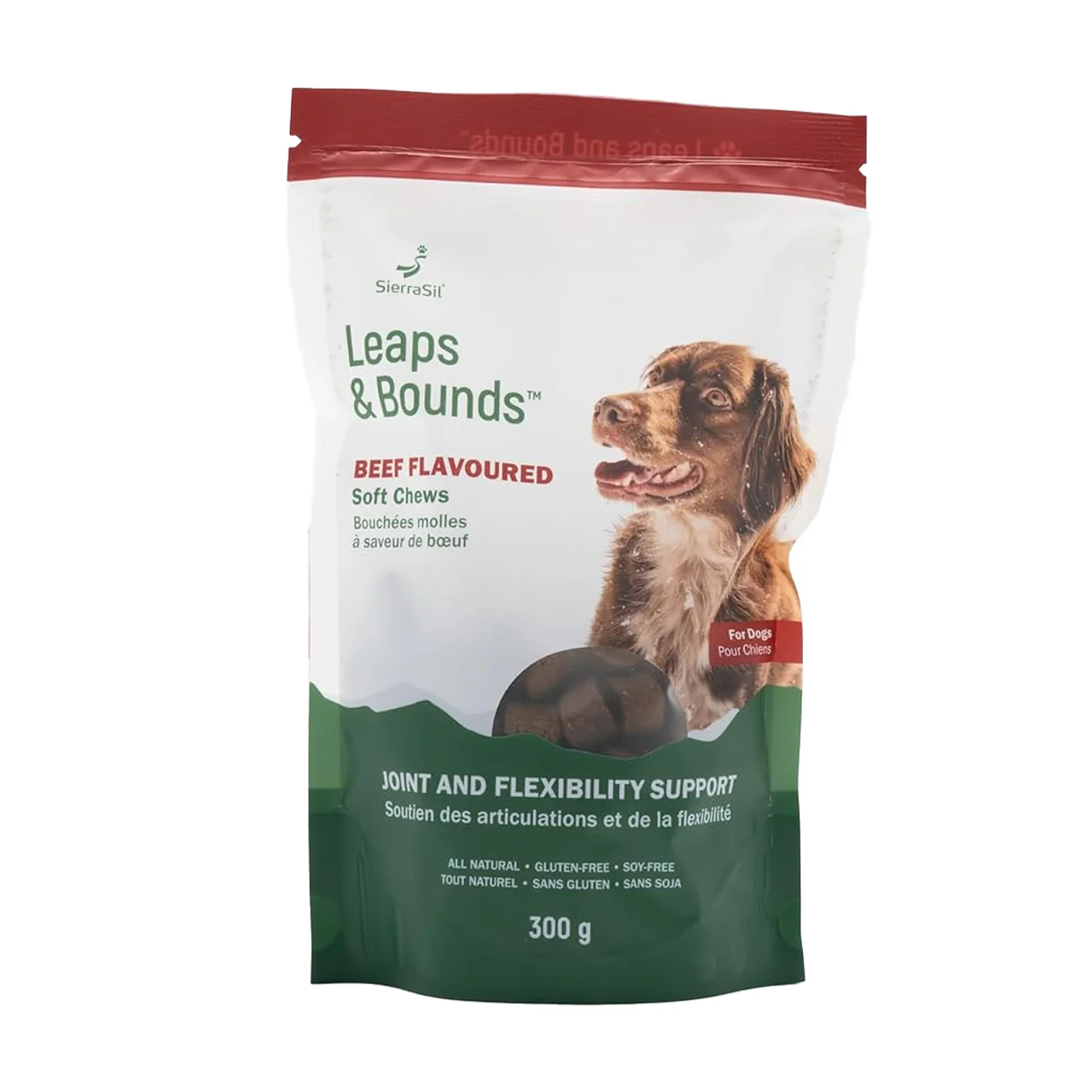 SierraSil - Leaps & Bounds Soft Chews - Beef Flavoured | 300 g
