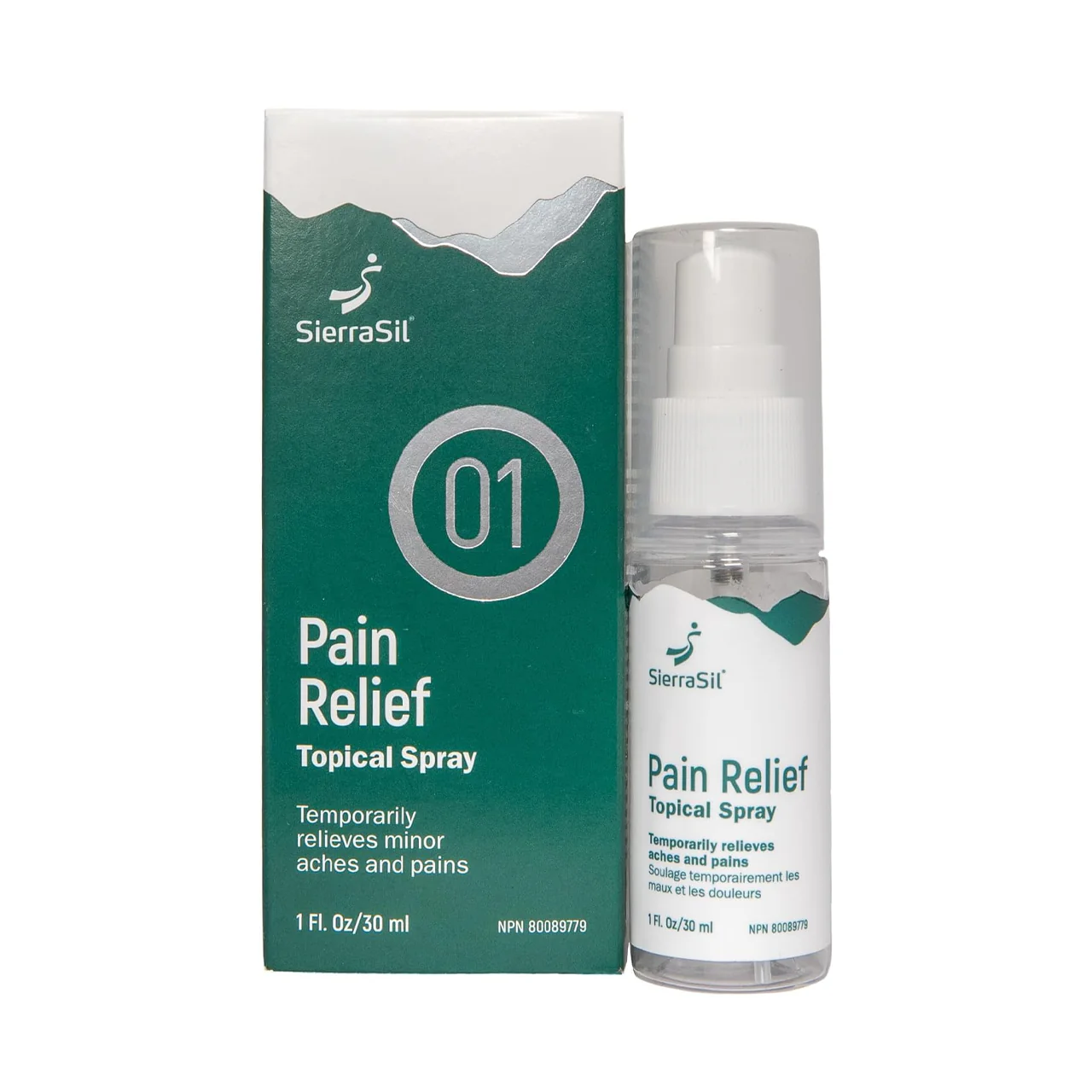 SierraSil Pain Relief Topical Spray | 30 mL