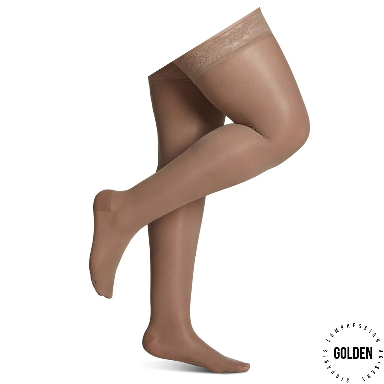 Sigvaris - 120N Sheer Fashion Thigh-High Compression Hosiery | 15-20mmHg - Image 3