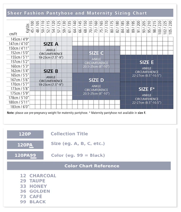Sigvaris - 120P Sheer Fashion Pantyhose Hosiery | 15-20mmHg - Image 7