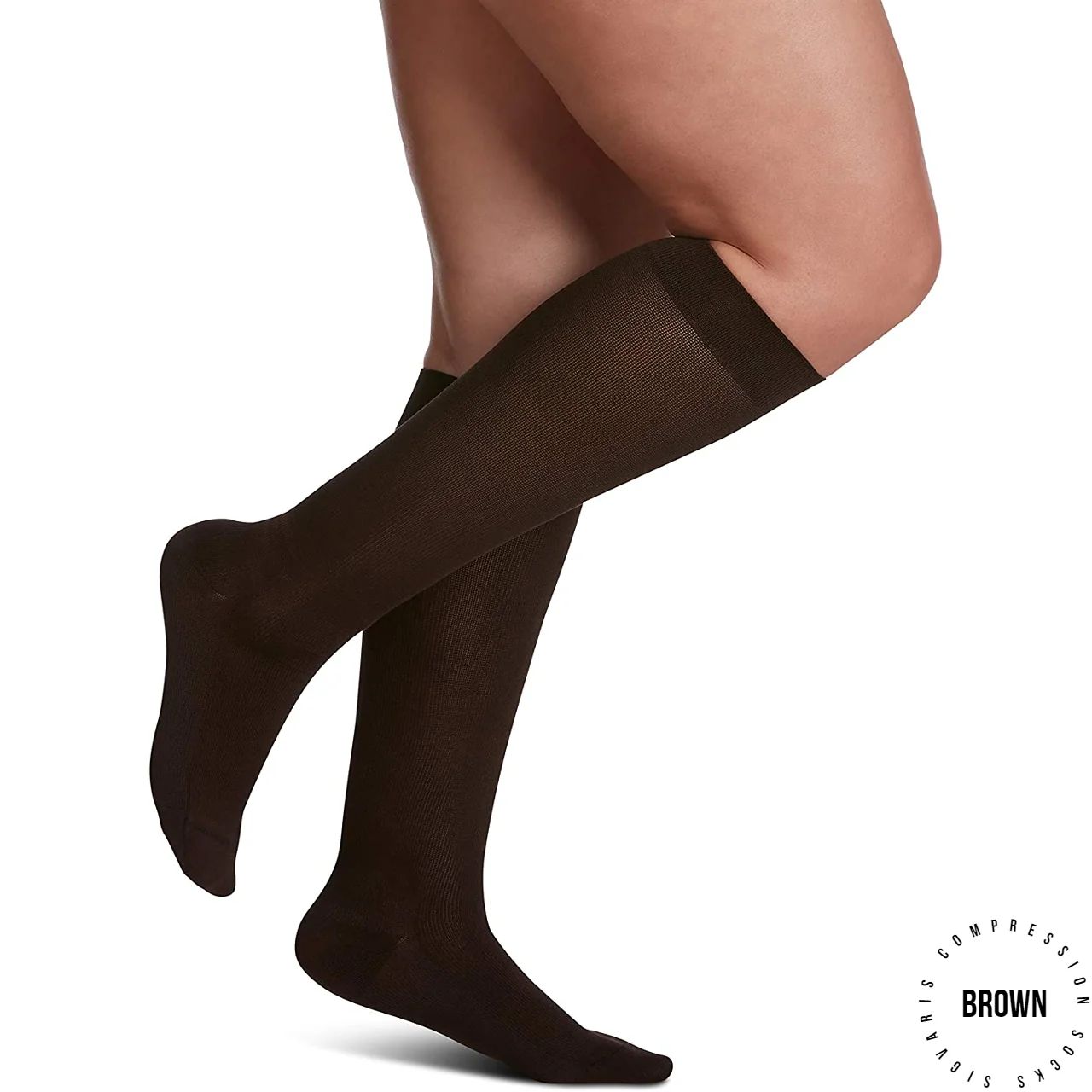 Sigvaris - 151C Women's Zurich Cotton/Sea Island Cotton Compression Socks | 15-20mmHg - Image 2