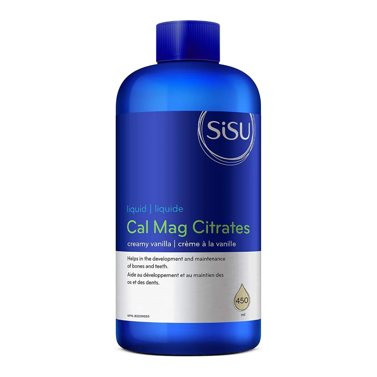 SISU - Liquid Calcium & Magnesium Citrates, Creamy Vanilla | 450 mL