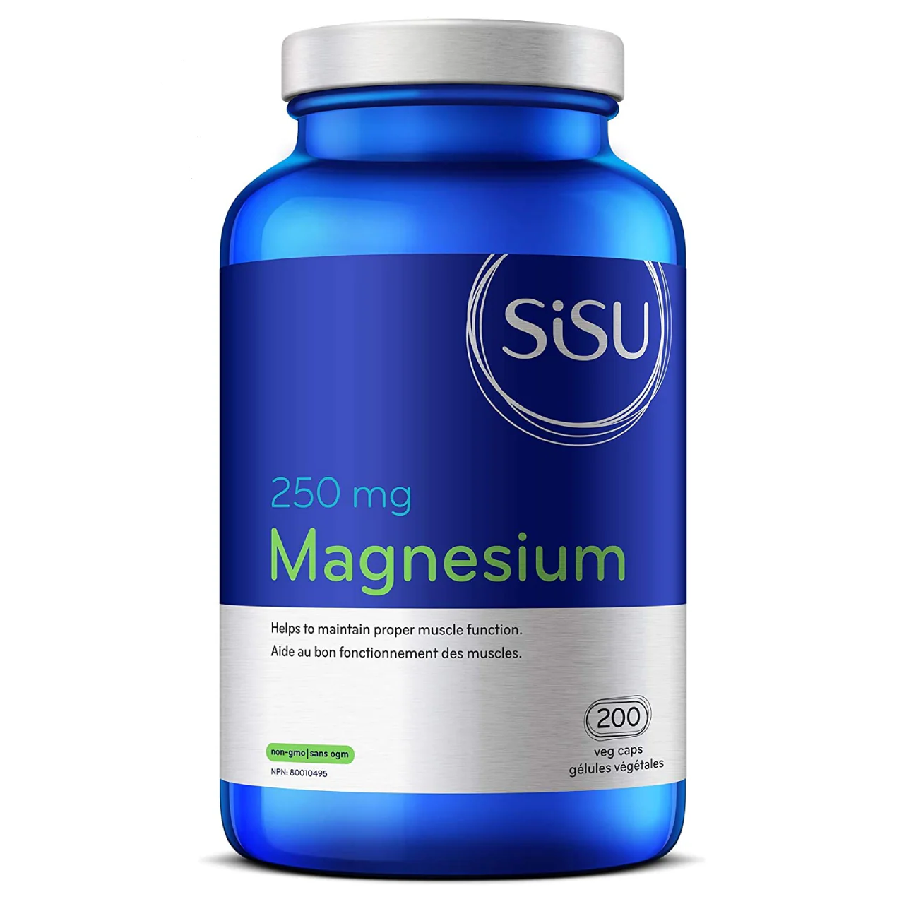 SISU - Magnesium 250 MG | 100 - 200 Vegetarian Capsules - Image 2