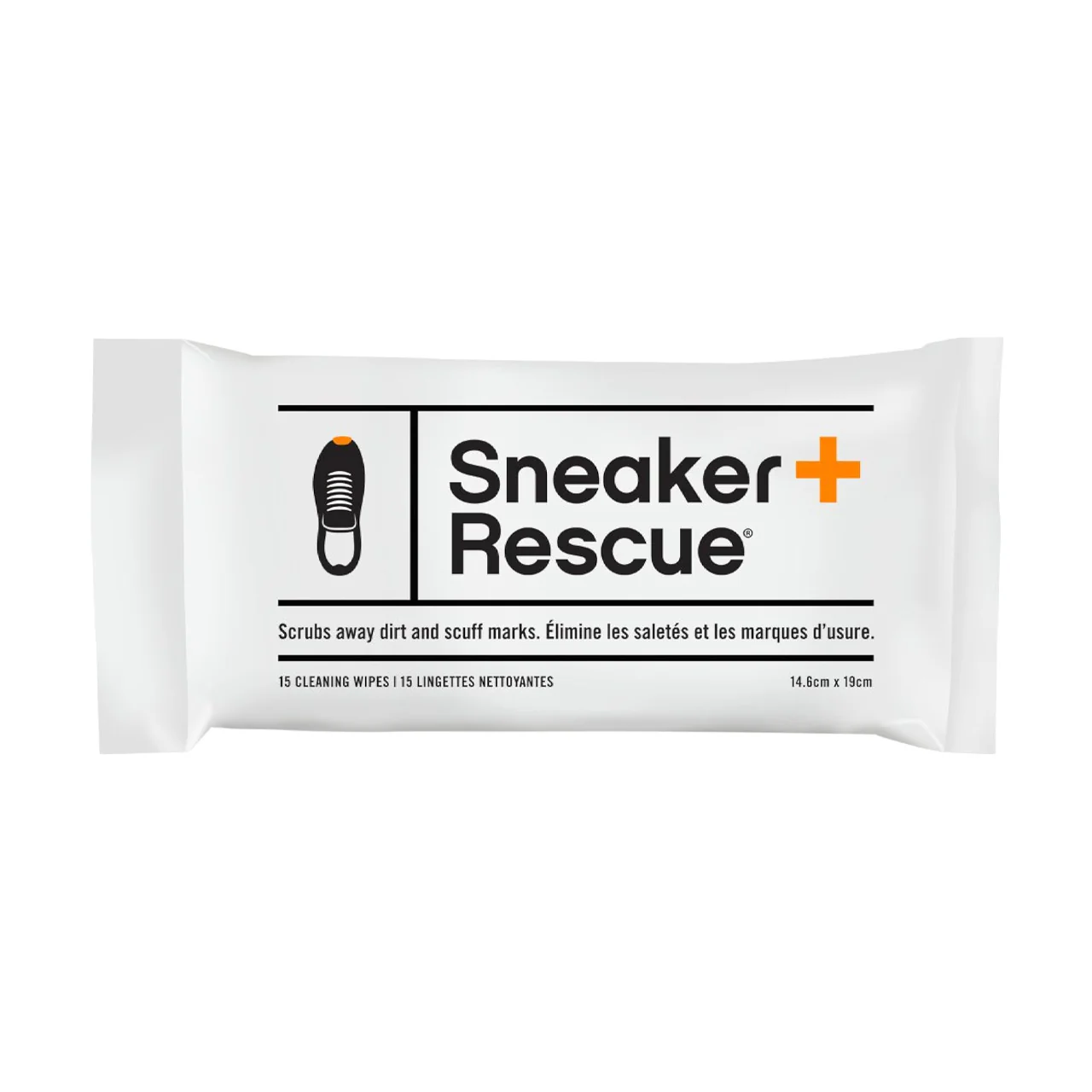 Sneaker Rescue - All-Natural Wipes To Remove Dirt & Scuff Marks | 15 Cleaning Wipes