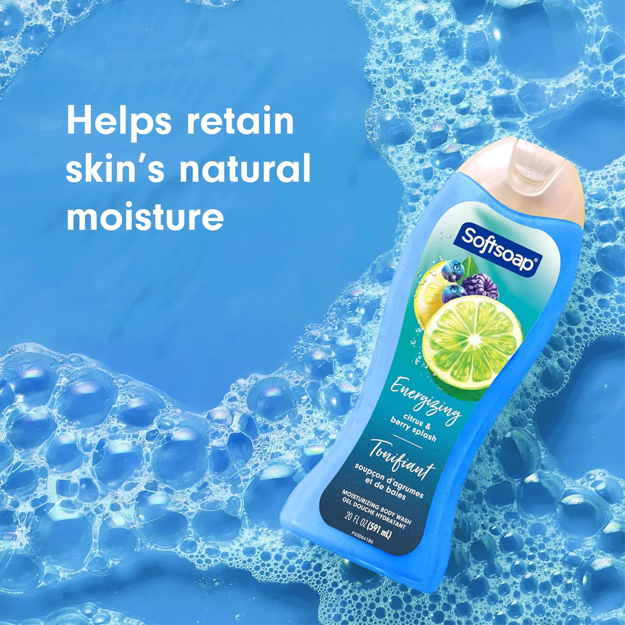 Softsoap - Moisturizing Body Wash, Energizing Citrus Splash & Berries | 591 mL - Image 3