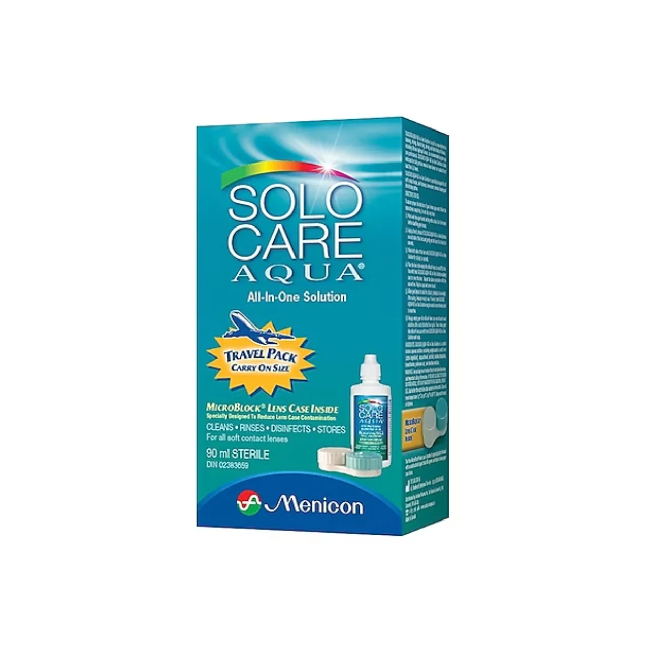 Solo Care Aqua - All-In-One Contact Lenses Solution | 90 ml
