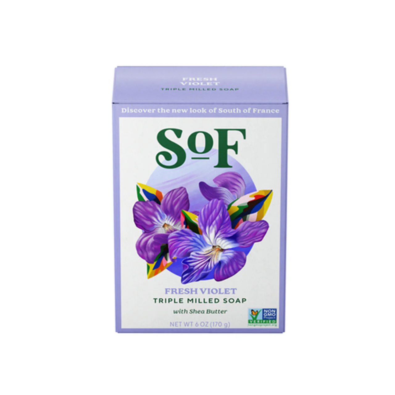 South Of France - Natural Soap, Violet Bouquet | 170 g