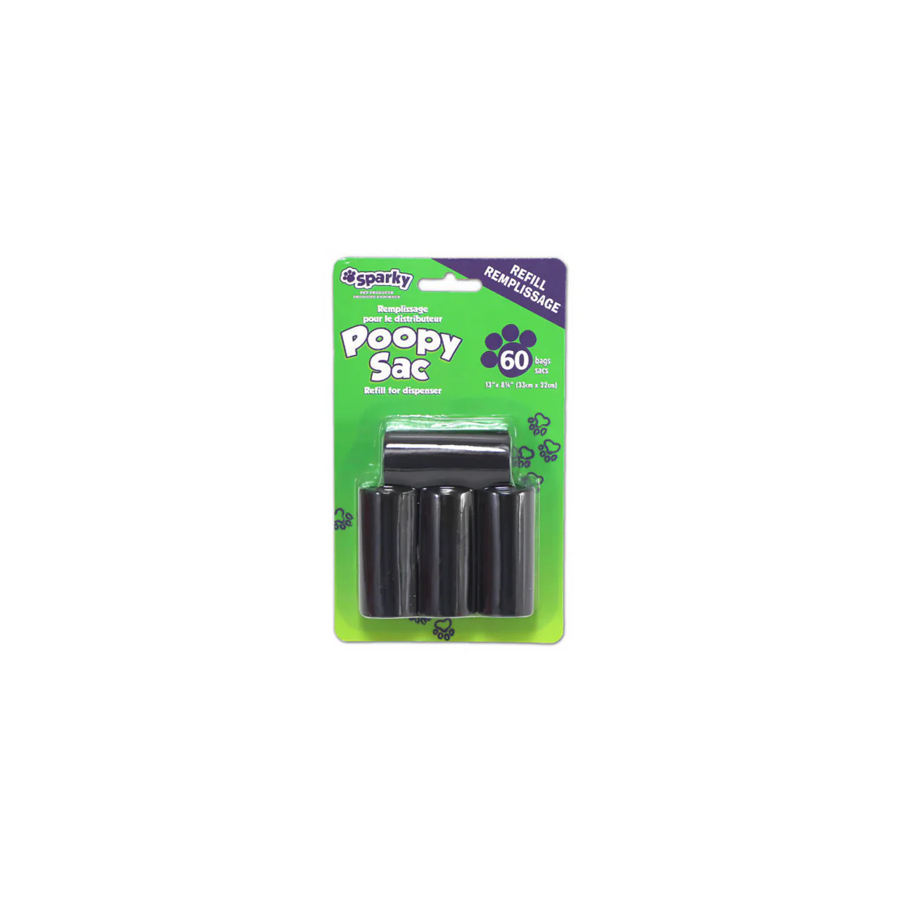 Sparky - Poopy Sac 60 Bag Refills | 4 Refills